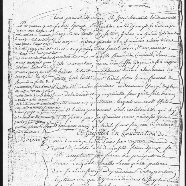 Contrat de mariage