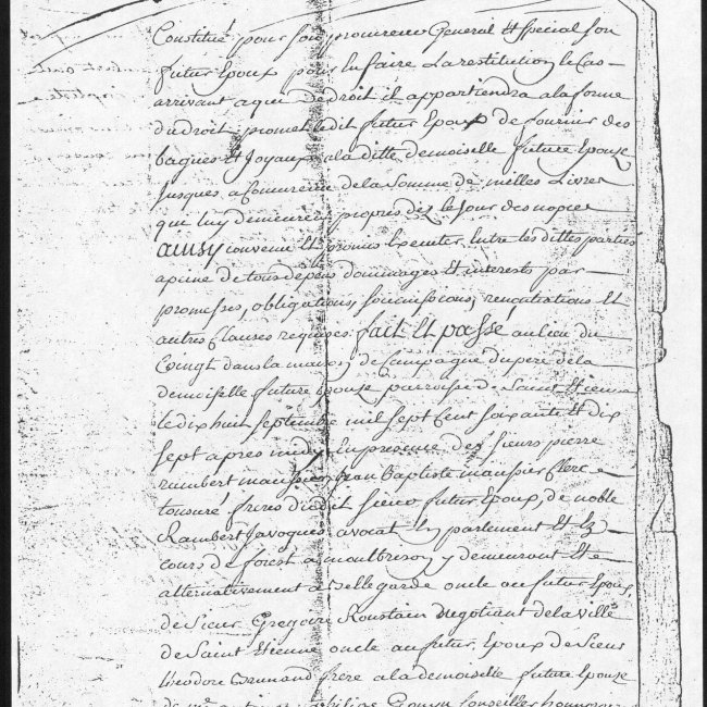 Contrat de mariage