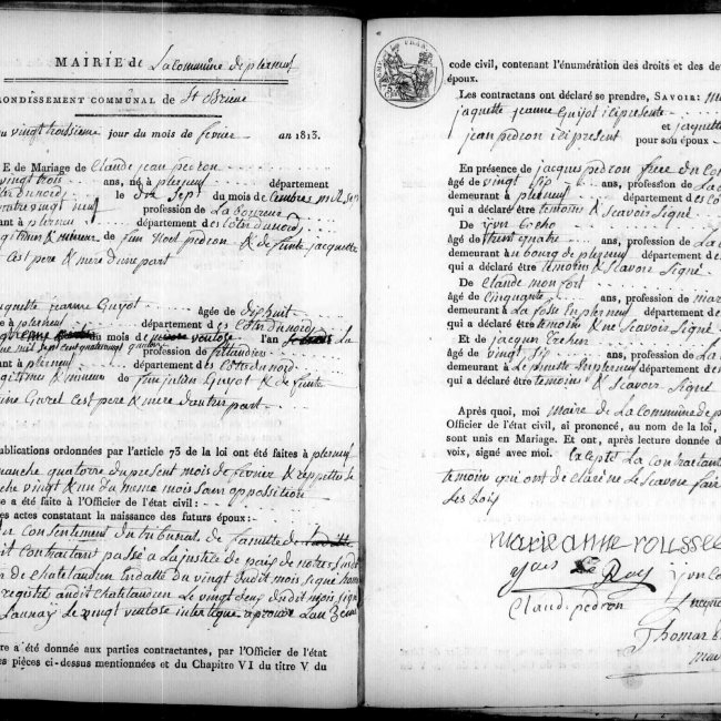 Acte de mariage